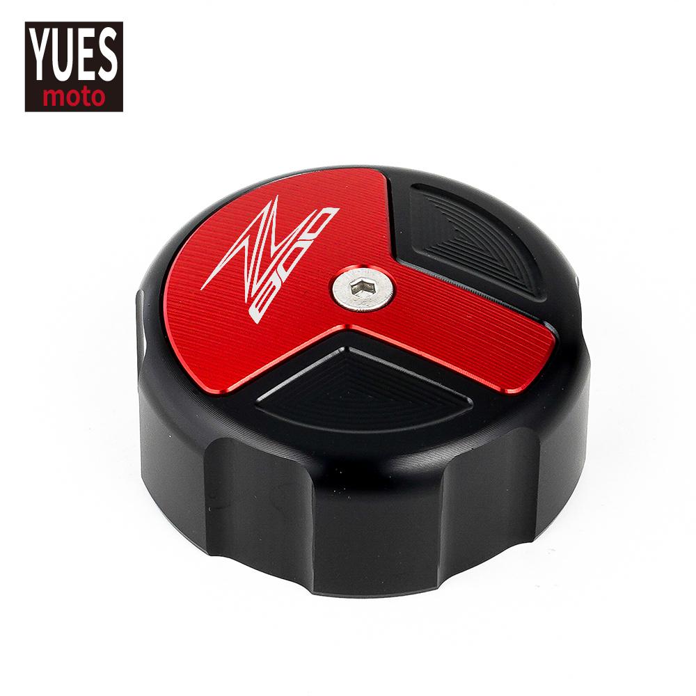 Motorcycle Accessories CNC Front & Rear Brake Fluid Cylinder Master Reservoir Cover Cap For KAWASAKI Z800 2013 2014 2015