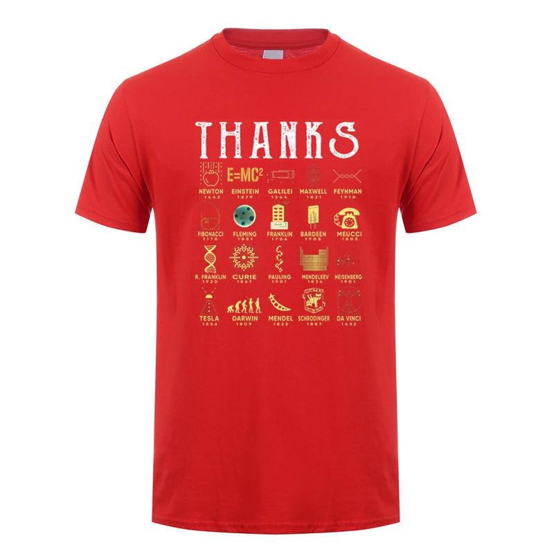 Thanks Science Scientist Lovers T Shirt Summer Women Men Short Sleeve School Teacher Science T-shirts Cotton Tshirt Tops