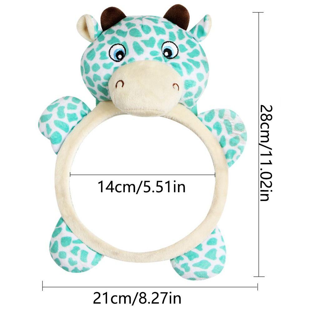 Cute Baby Rear Facing Mirrors Soft Seat Headrest Rearview Mirror Car Rear Seat Mirror  Infant