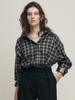 MALOUPE 4127 Brushed Check Shirt (Black)