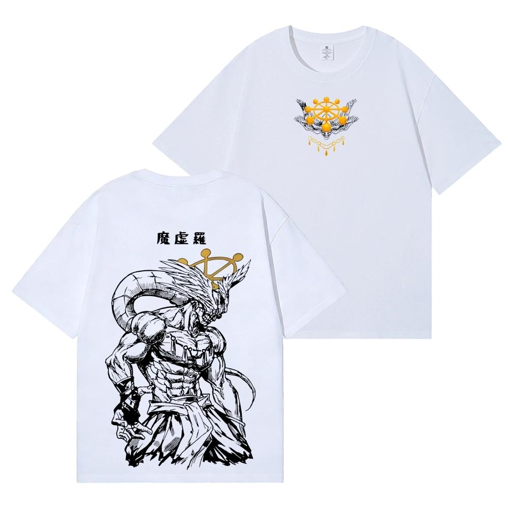 

Makora Jujutsu Kaisen Back Art Cotton Tee High-quality Streetwear T-shirts Suitable for Both Men Women Summer T Shirts S