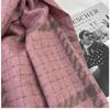 Scarf Women's Autumn and Winter New Thickened Imitation Cashmere Fringed Shawl Student  Warm Shawl