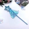 4x/set Nice Princess Wand Girls Star Wand Toy Dress-up Cosplay Prop Costume Supplies Birthday Party Favor Gifts for Kids