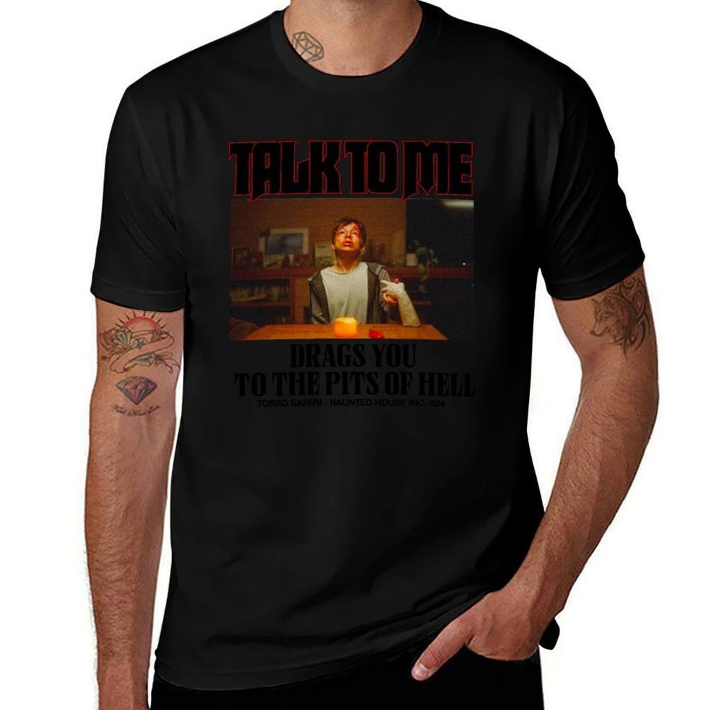 Talk To Me PITS OF HELL TShirt Casual Streetwear Short Sleeve Tee