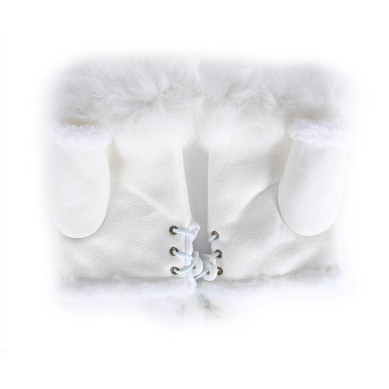 

Женские перчатки из искусственного кроличьего меха, теплые перчатки на запястье, зимние перчатки