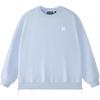 Fila Fusion Loose Fleece Knit Crewneck Sweatshirt Unisex Sweatshirts Blue T11U433203F-BU