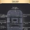 Car Seat Back Organizer: Multifunctional Felt Storage Bag with Pockets