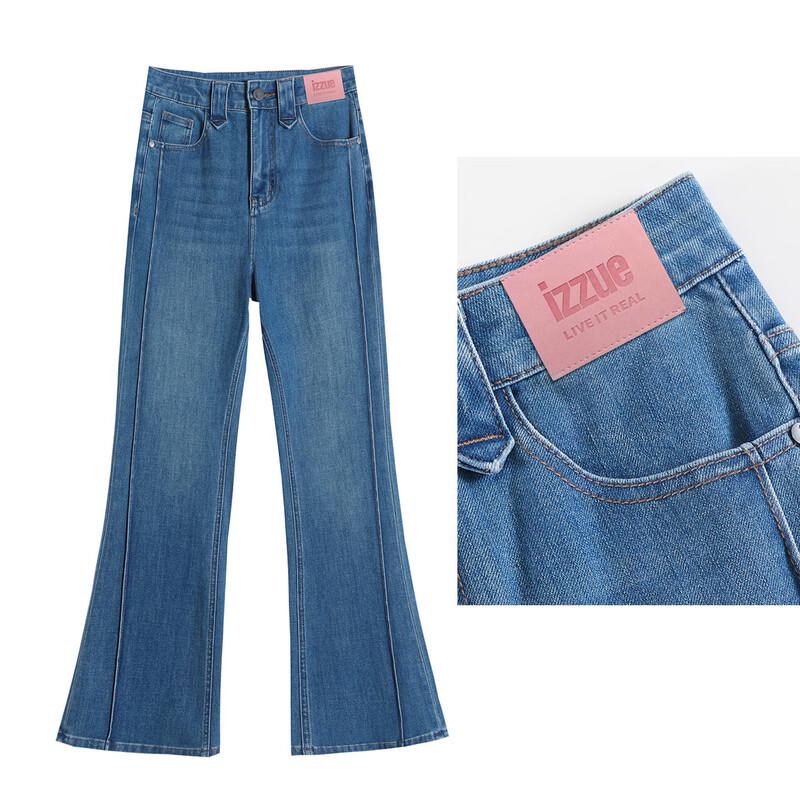 Izzue Women's Retro Micro-Flare Jeans