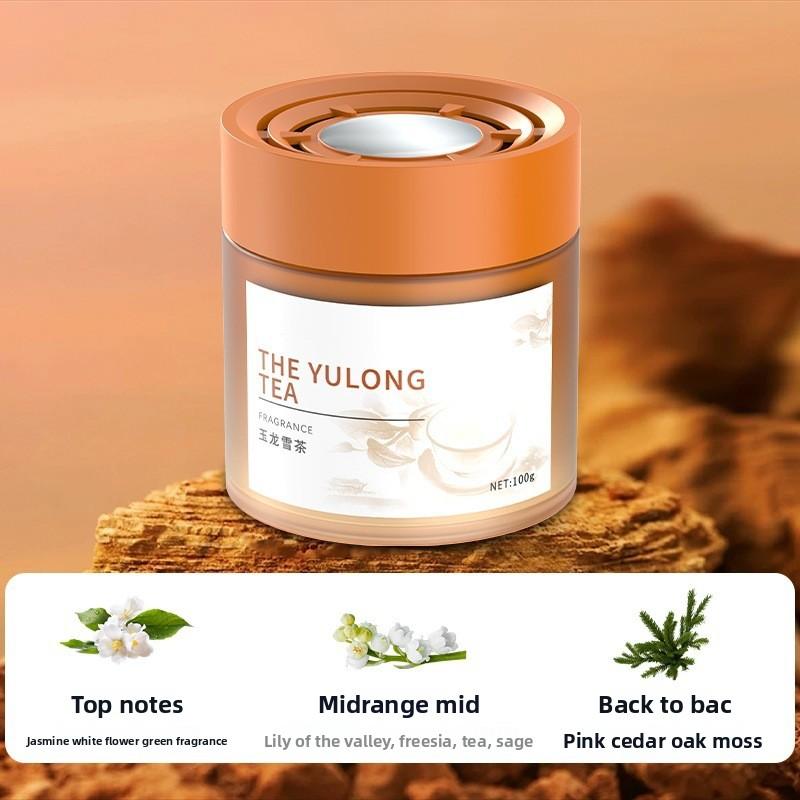 

Премиальный долговечный автомобильный освежитель воздуха твердый дезодорирующий аромат для автомобилей Yulong Snow Tea