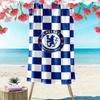 Chelsea F Print Beach Towel, Large Soft Quick Dry Towel for Beach Camping Swimming