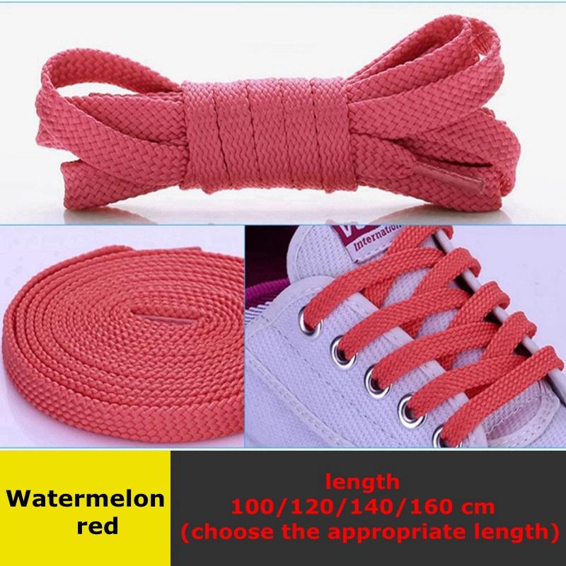26 Colors Quality Classic Shoelaces for Sneakers Shoe laces flattened Casual Shoelace Elastic Laces 100/120/140/160CM Strings