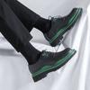 British Platform Shoes for Men Shoes Leather Shoes Business Dress Shoes All-Match Casual Wear-Resistant Footwear Chaussure Homme