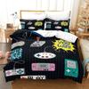 Gamepad Comforter Cover Gamer Bedding Set Teens Video Game Duvet Cover for Youth Boys Modern Game Controller Bedspread