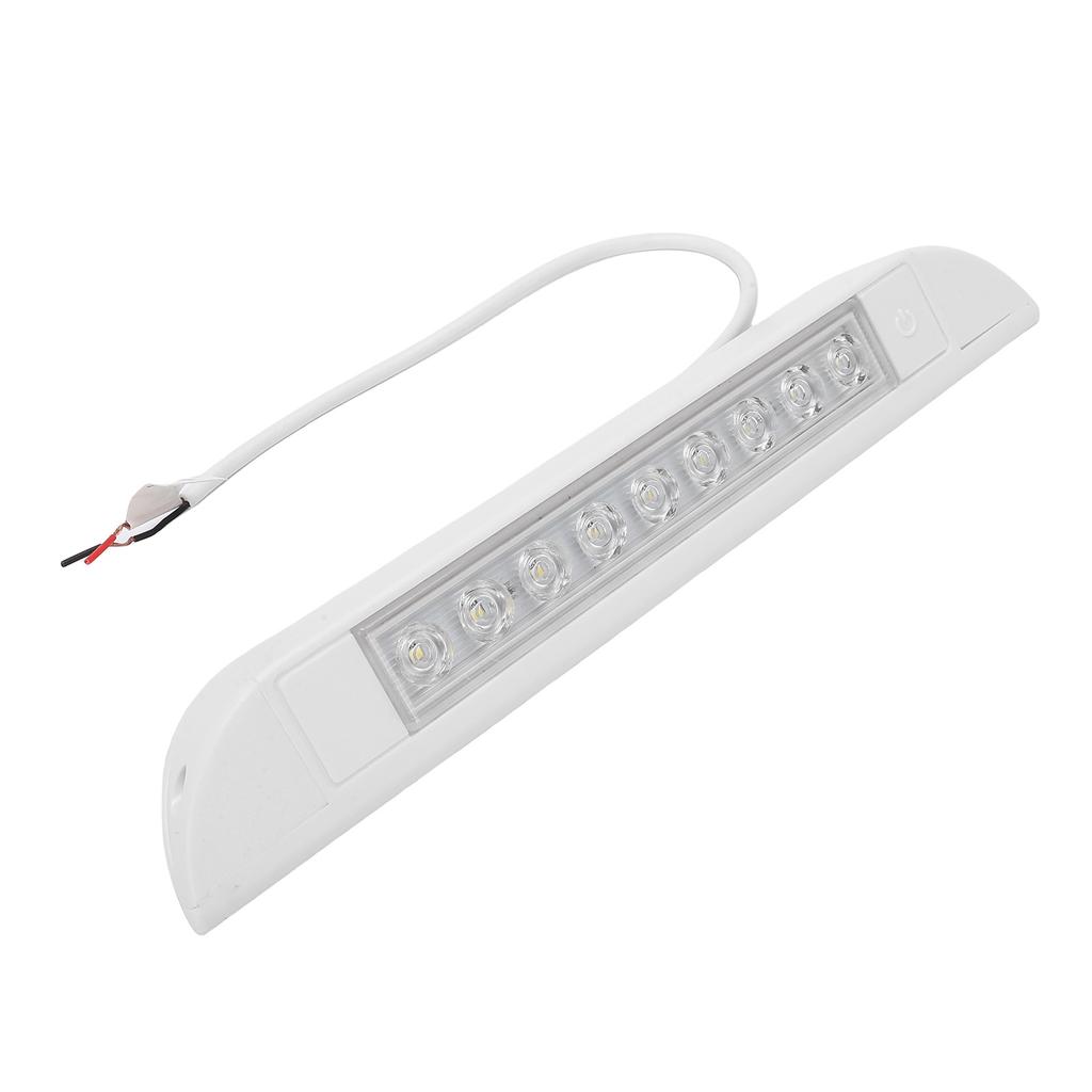 10 Inch RV LED Awning Porch Light 6000K Cool 12V 24V Down Angle Beam Utility Light Fixture for Truck Trailer Camping Car