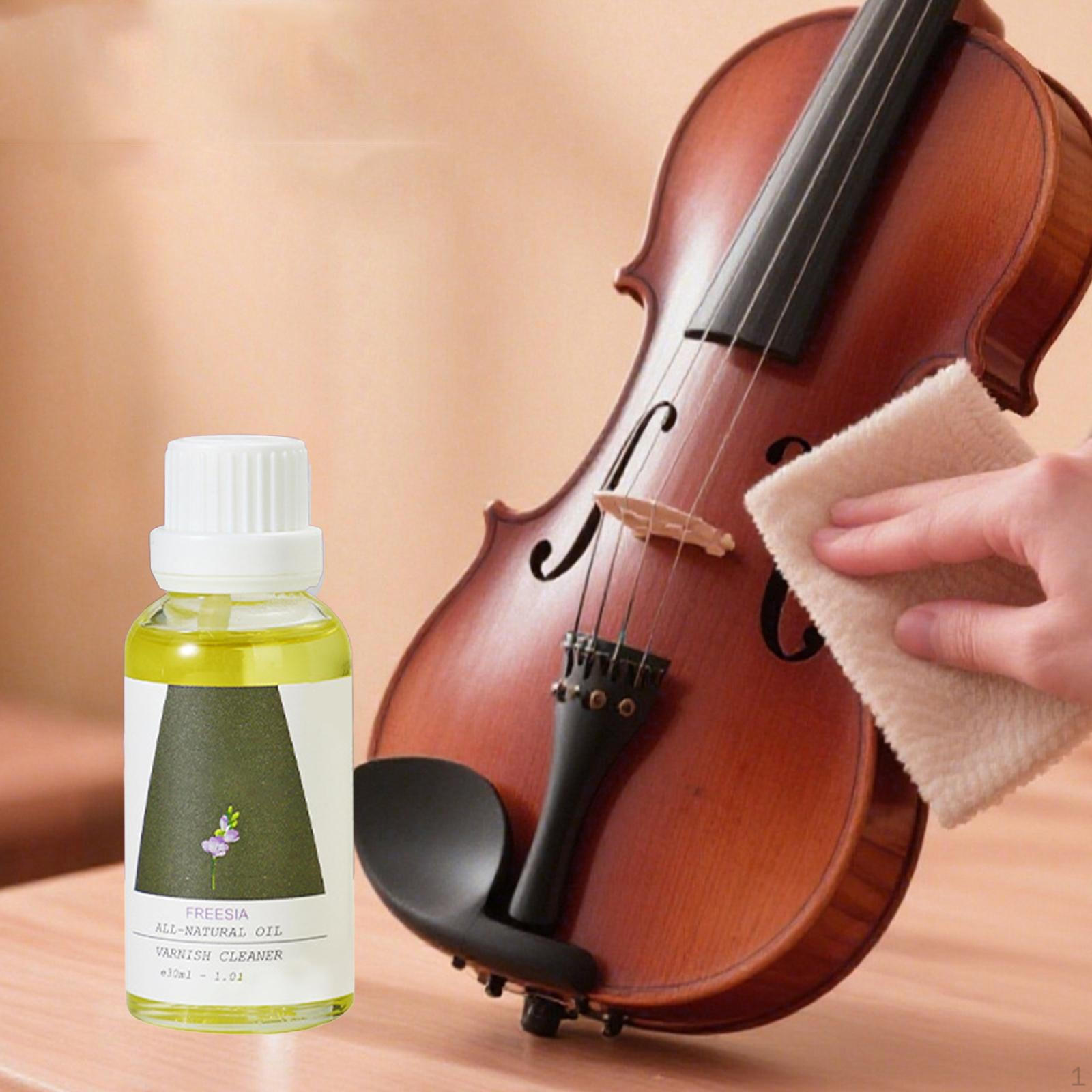 

Violin Care Cleaning 30ml Easy to Use Bass Multipurpose Cleaner Musical Instrument Rust Remover Glossy