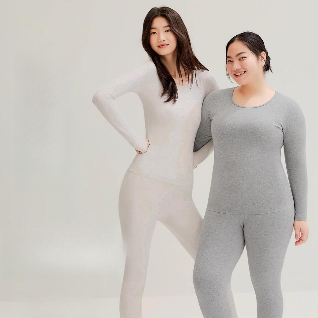 Class 7A Antibacterial Large Size Cotton Autumn Clothes Trousers Women's Suit Winter Thin Section Underwear Bottoming Women's Thermal Underwear