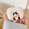 Cute Cartoon Black Cat Earphone Case for Airpods 4th 3rd 2 Pro Soft Cover for Airpod 2 3 1 Protective Accessorie Shell Fundas
