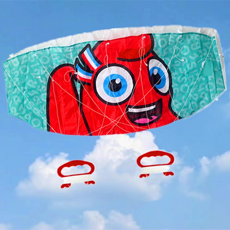 

Red Chili Dual-Line Stunt Kite: Easy-to-Fly Outdoor Sports Kite for Breezy Days