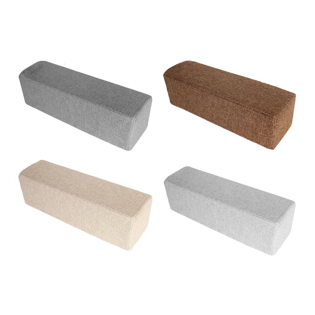 Couch Arm Rest Pillow Wear Resistant Rectangular Removable Pillowcase Armrest Cushion for Bedroom Sofa Home Armchair Living Room
