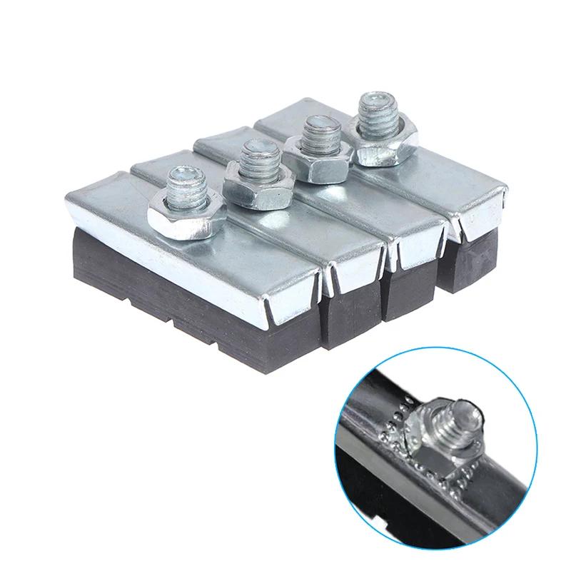 4Pcs Rubber Brake Pads For Classic Bike Cycle Bicycle Cycling Caliper V-Brake Pads Braking Shoes Holder Hot Bicycle Brake Parts