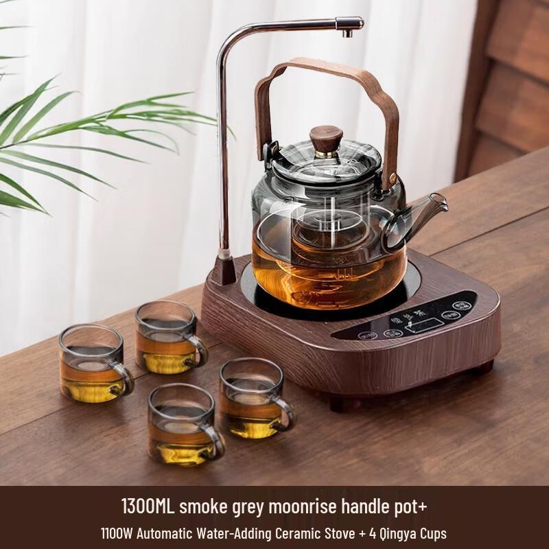 HANDUNYOU Automatic Electric Tea Stove and Glass Tea Set
