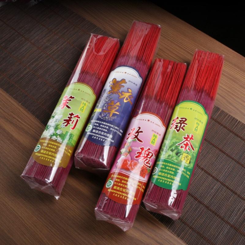 Y Natural Indoor Bamboo Sticks Incense Lavender Rose Jasmine Buddha Incense for Temple Household Toilet Air Freshing Fragrance