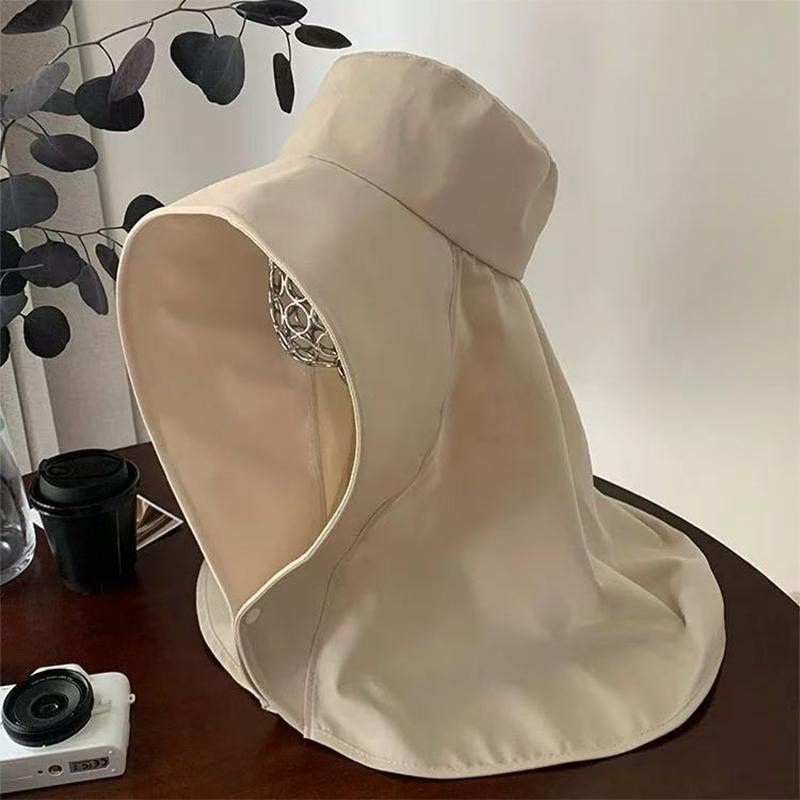 Fashion Sun Protection Quick-Drying Sun Hat With Large Brim Shawl Fisherman Hat For Women