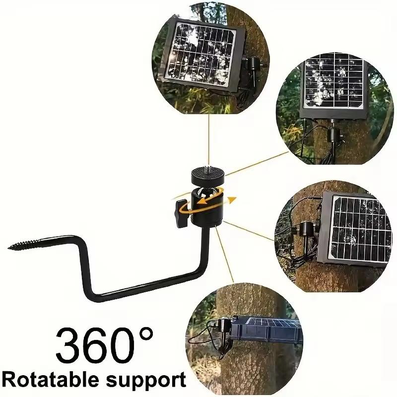 Supporto ad Albero per Fototrappola Staffa per Fotocamera di Sorveglianza Supporto Portatile per Fotocamera da Caccia per Fototrappole Fauna Selvatica Accessorio da Caccia per Esterno