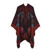 Women's Ethnic Shawl: Northwest Travel Cape, Thick Warm Scarf Cloak