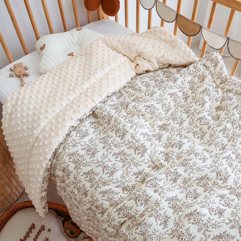 

Ring-alone Soft Comfort Hibiscus Print Thin Cotton Quilt