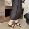 2025 summer new retro stiletto sandals wear soft-soled open-toed summer high-heeled outer wear cool slippers women
