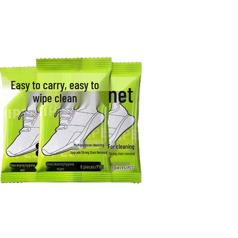 Rinse-Free White Shoe Wipes: Easy Clean & Stain Removal for Sports Shoes