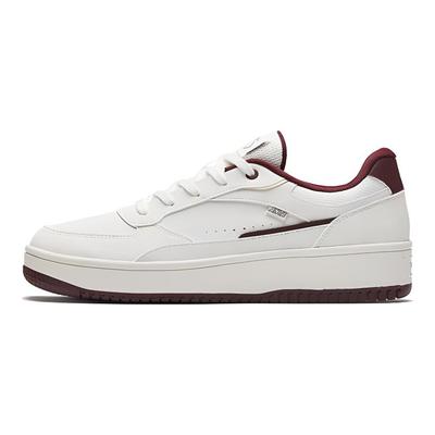 Comfortable Versatile Wear-Resistant Non-Slip Low-Top Skate Shoes Men Sneakers White Red 912448018-4