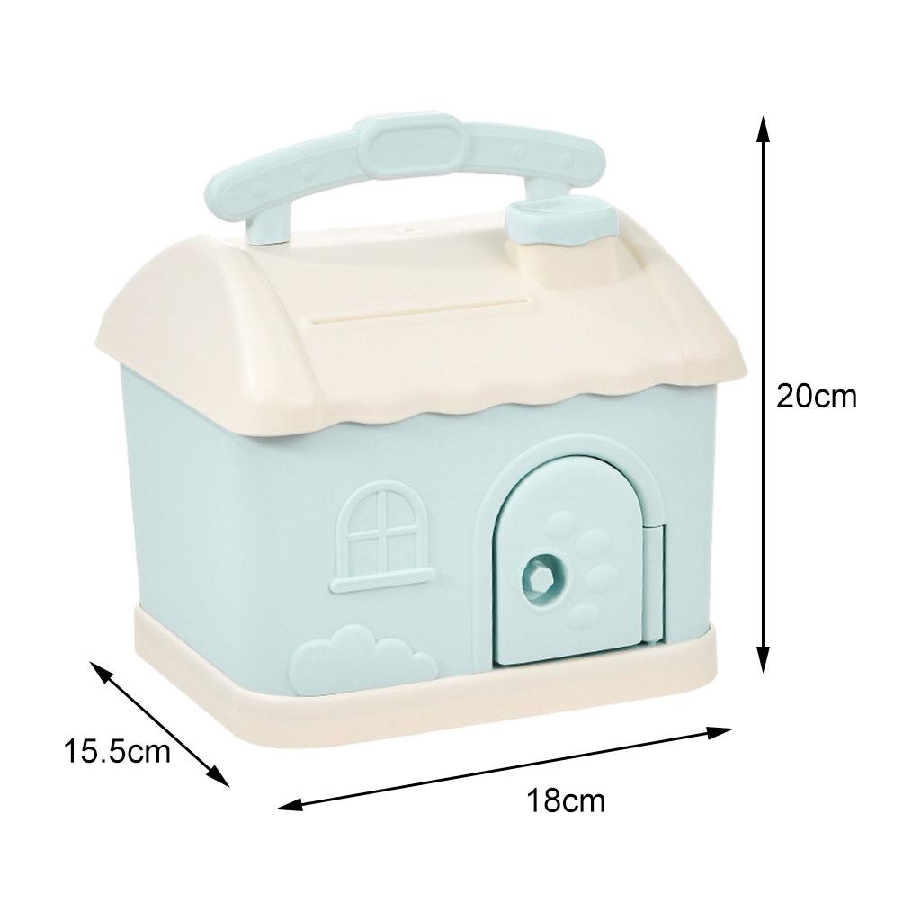 Piggy Birthday with Key Savings Lock and Slot Decor Cute Money Saving Box Coin Jar for