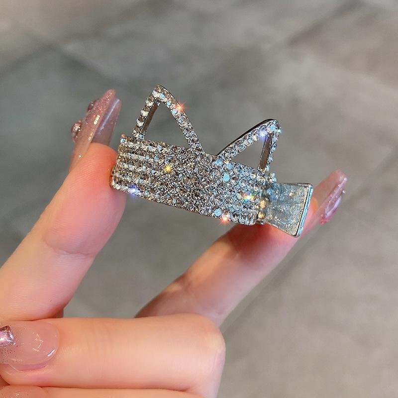 Korean Pearl Crystal Claws Clips Women Geometric Claw Girls Clamps Crab Headband Hairpin Fashion Hair Accessories
