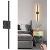 Battery Operated Wall Sconce with Remote, 3000K-6000K Dimmable Sconces Battery Operated 360° Rotatable, Wireless Wall Lights for Living Room,