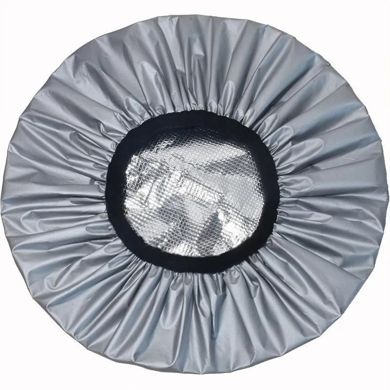 1PC Self-heating Tin Foil Hat Thickened Heating Steam Hair Mask Cap Portable Hair Salon Smooth Hair Oil Baking Cap