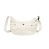 Nylon Shoulder Bag For Women With Zipper Closure Casual Crossbody Purse Handbag