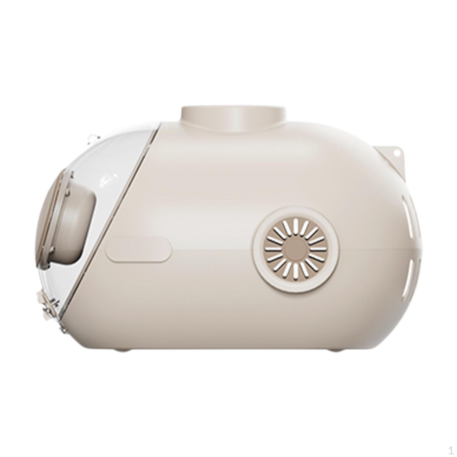 

Cat Carrier Kennel Clear Window Unique Shape with Night Light 24L Large Capacity Pet кавовий