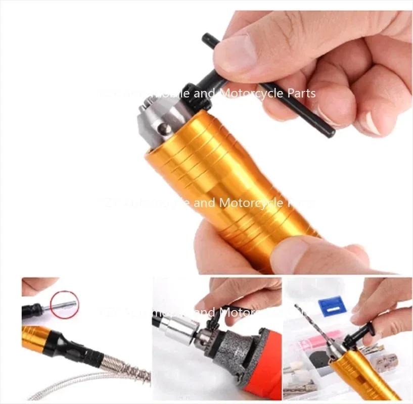 erramenta elétrica rotativa com tubo de eixo flexível, Dremel Die Grinder, Mandril de perfuração manual, Extensão com alça