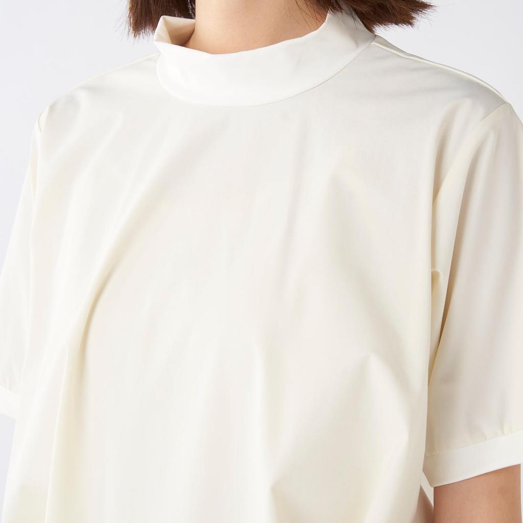 Marie Claire Women's Water-Repellent Tucked Short Sleeve Pullover 715623W WT L