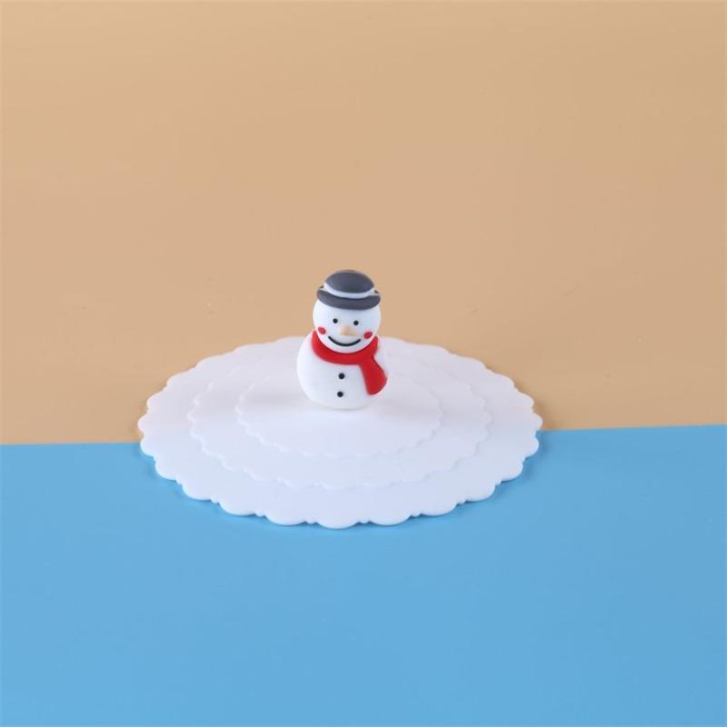 Silicone Universal Wave-shaped Cup Lid Soft Cover Dust-proof Food-grade Mug Daily Student Supplies