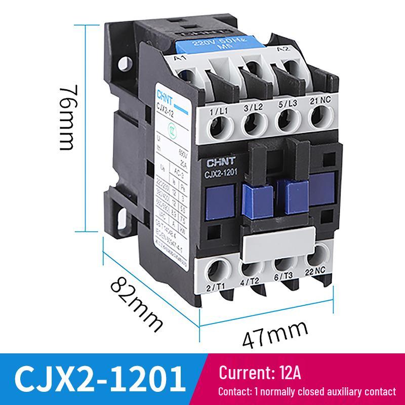 Zhengtai NXC AC Contactor 220V Single-Phase / 380V Three-Phase Normally Open/Closed CJX2-1210 1810