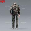 1/6 Scale Jungle Camouflage Combat Uniforms Coat Pants Clothes Set Model For 12" Male Soldier Action Figure Body Dolls Toy