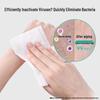 Portable 75% Alcohol Disinfection Wipes for Students - Disposable, Sterilizing, Stand-up Pack