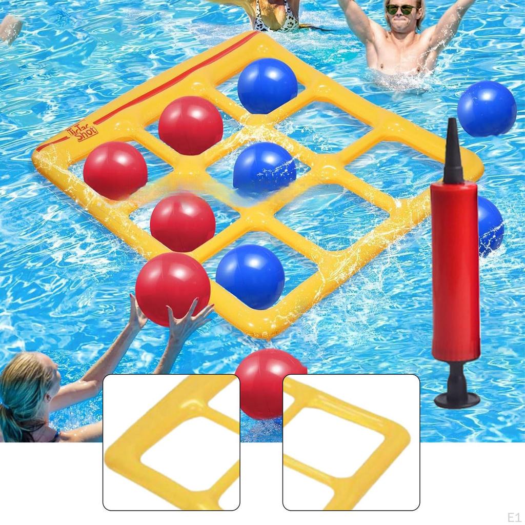 Game Pool Toy, Funny Ideal Gifts, with 6 Balls Water Toss Toys Games Set for Adults Party