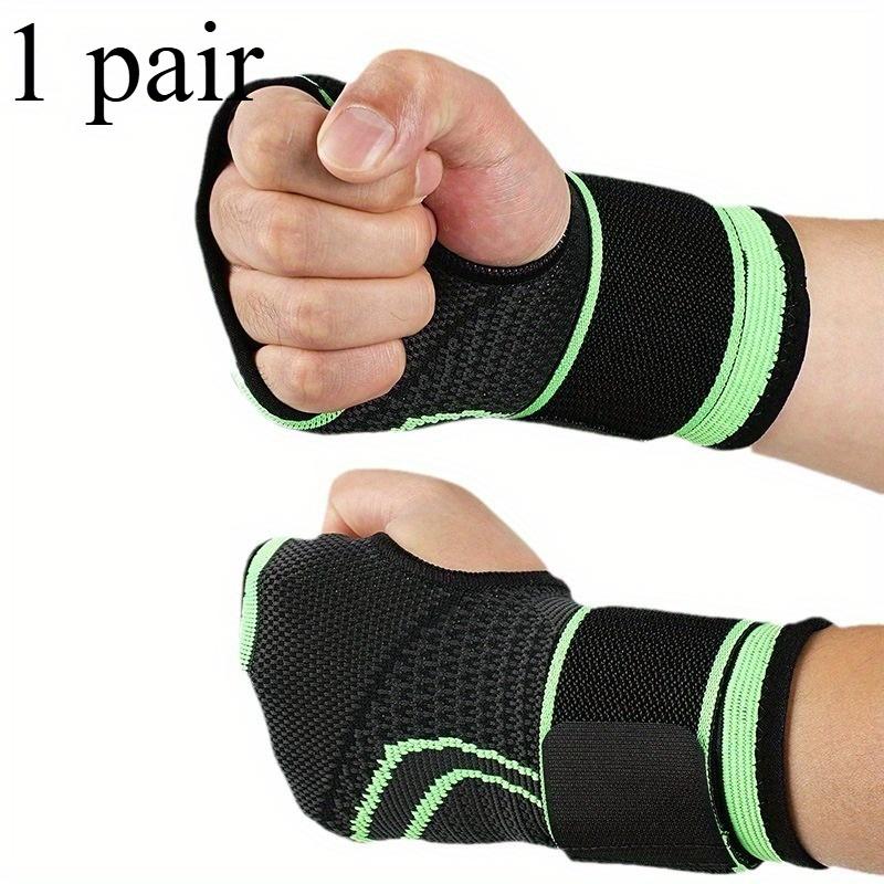 1PAIR Sports Strap Palm Guard Outdoor Sports Weightlifting Fitness Wrap Wrist Elastic Pressurized Strap Palm Guard