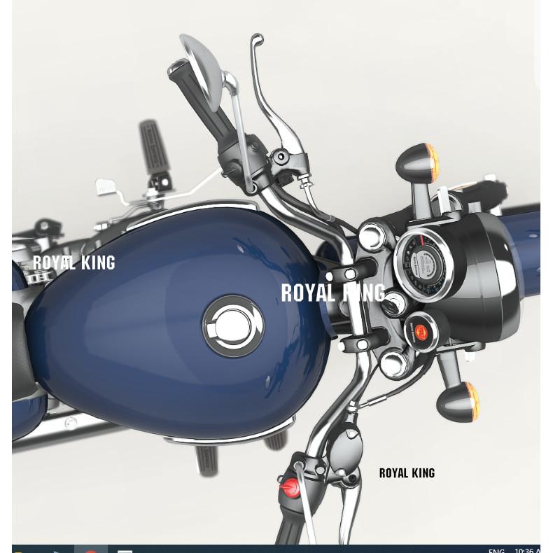 Royal Enfield "Trafficator Assy. With Bulb LH, Black For "Meteor 350cc"