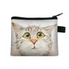 Cute Cartoon Cat Card Holder Coin Purse Change Purses Small Wallets Women Clutch Zipper Coins Bag Pouch Cat Kids Mini Wallet