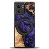 Bewood Unique Case for Motorola Edge 40 - Violet with MagSafe